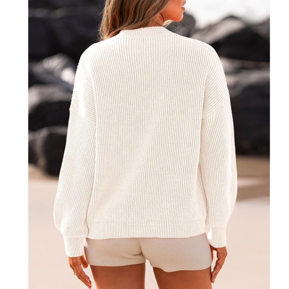 BTFBM Women's Casual Long Sleeve Pullover Sweaters Size Medium - Picture 5 of 5